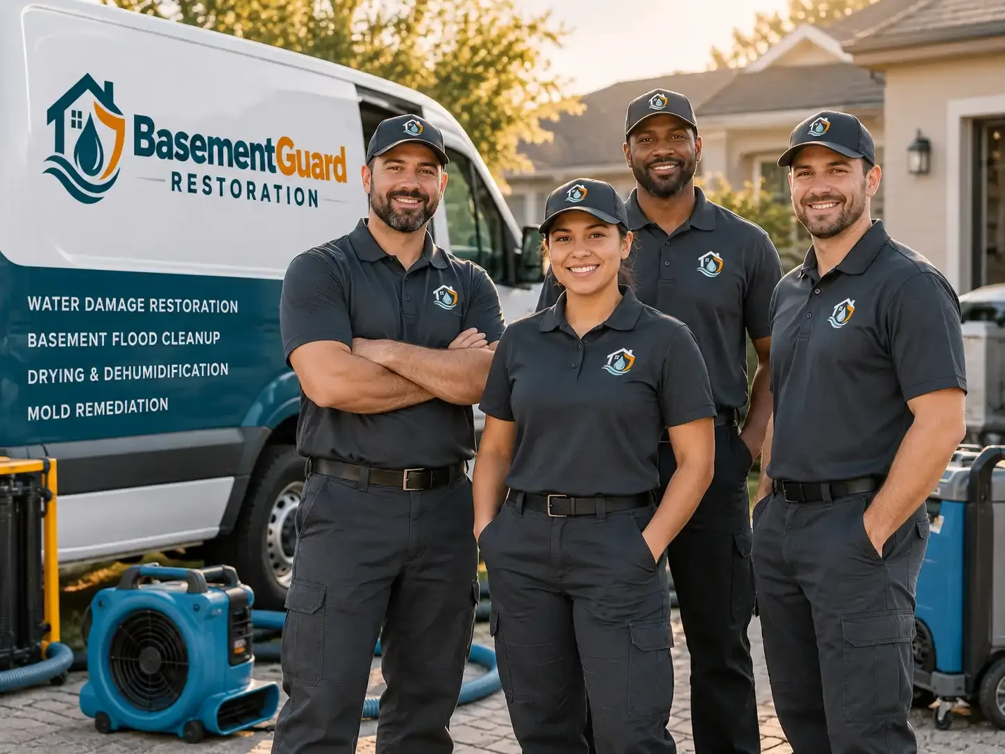 Basement Water Damage Restoration company in Dolliver, IA